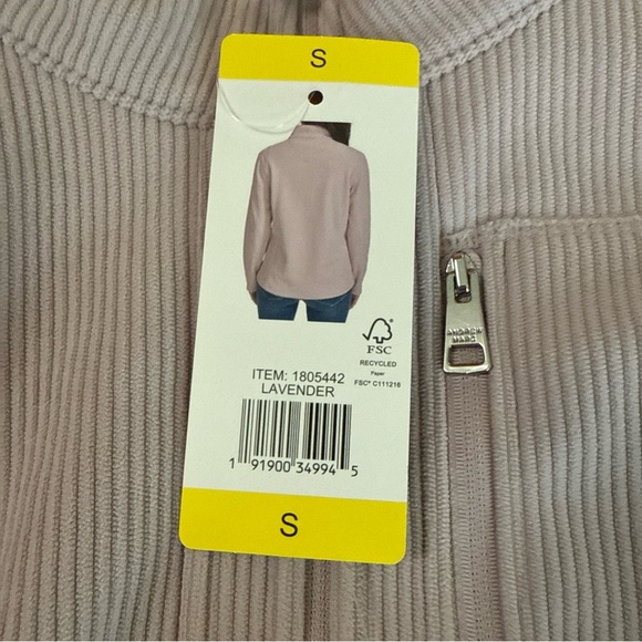 Andrew Marc Women's Ribbed Full Zip Jacket, Size  S - Picture 3 of 5